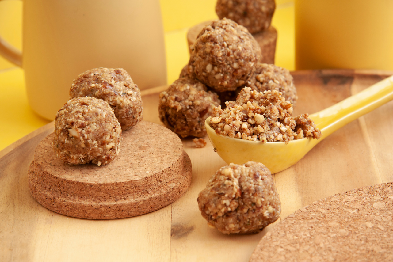 Brown Cookies on Brown Wooden Table